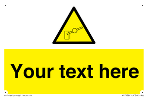 Custom warning barrier